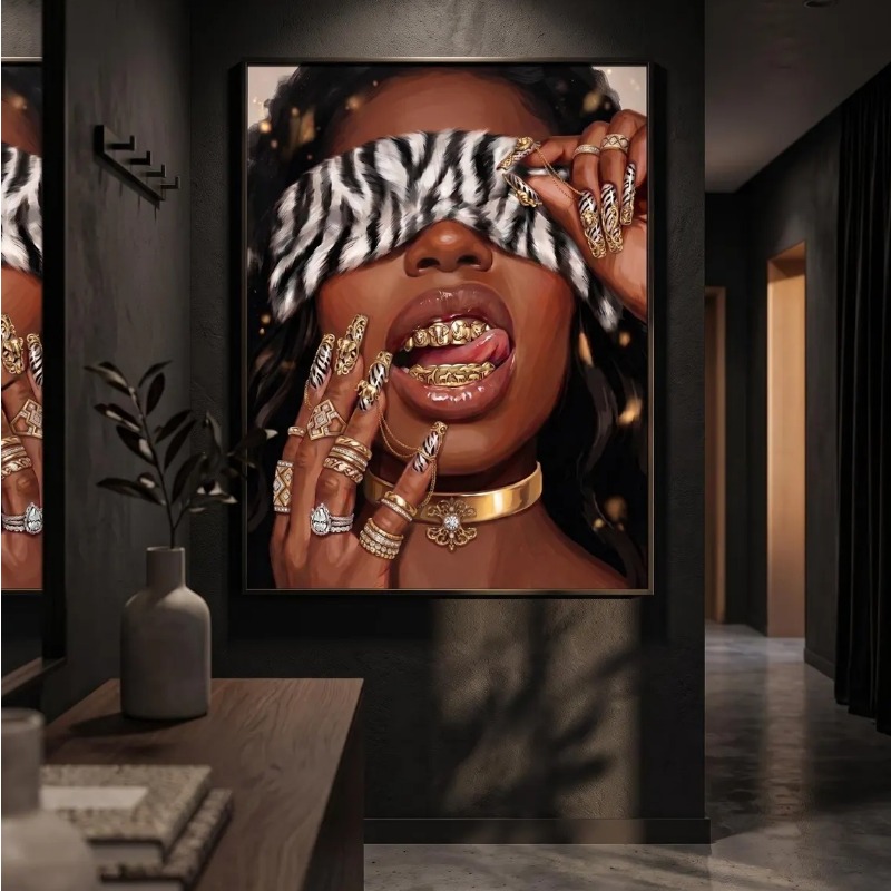 Póster de una chica negra con  - Queen Street Fashion reseña y precio